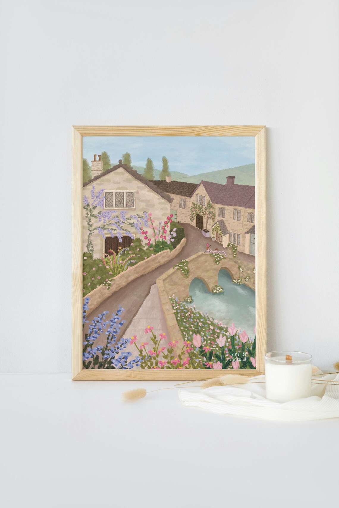 Castle Combe, Cotswold England Travel Poster