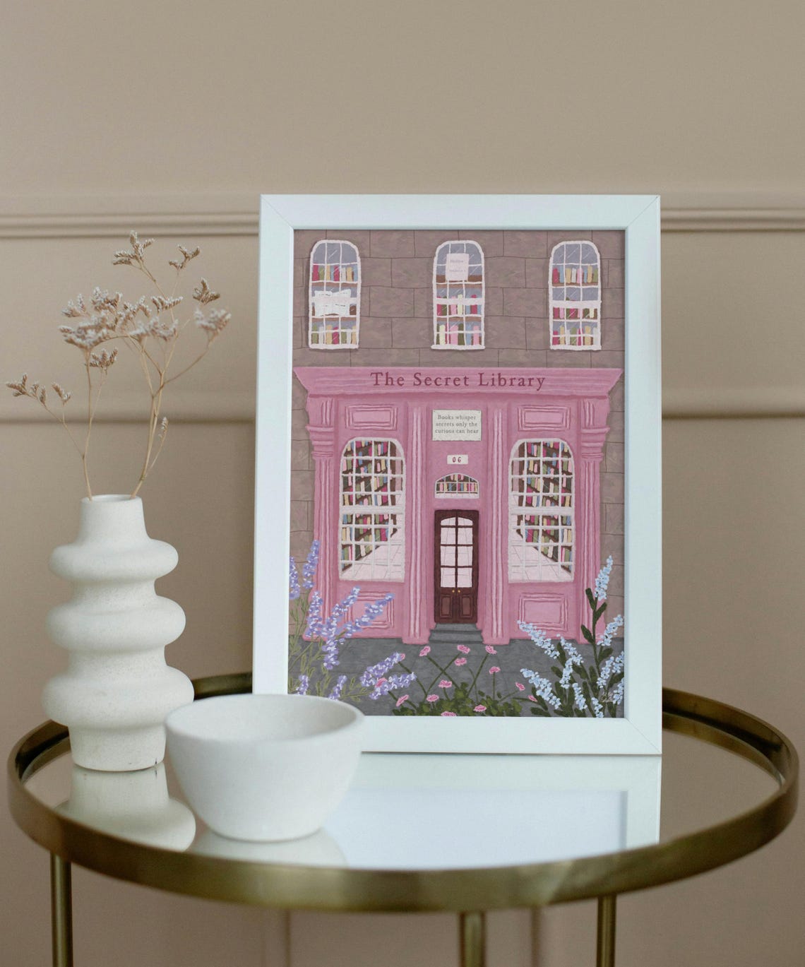 Book Store Floral Art Print, Bookshop Decor - Image 7