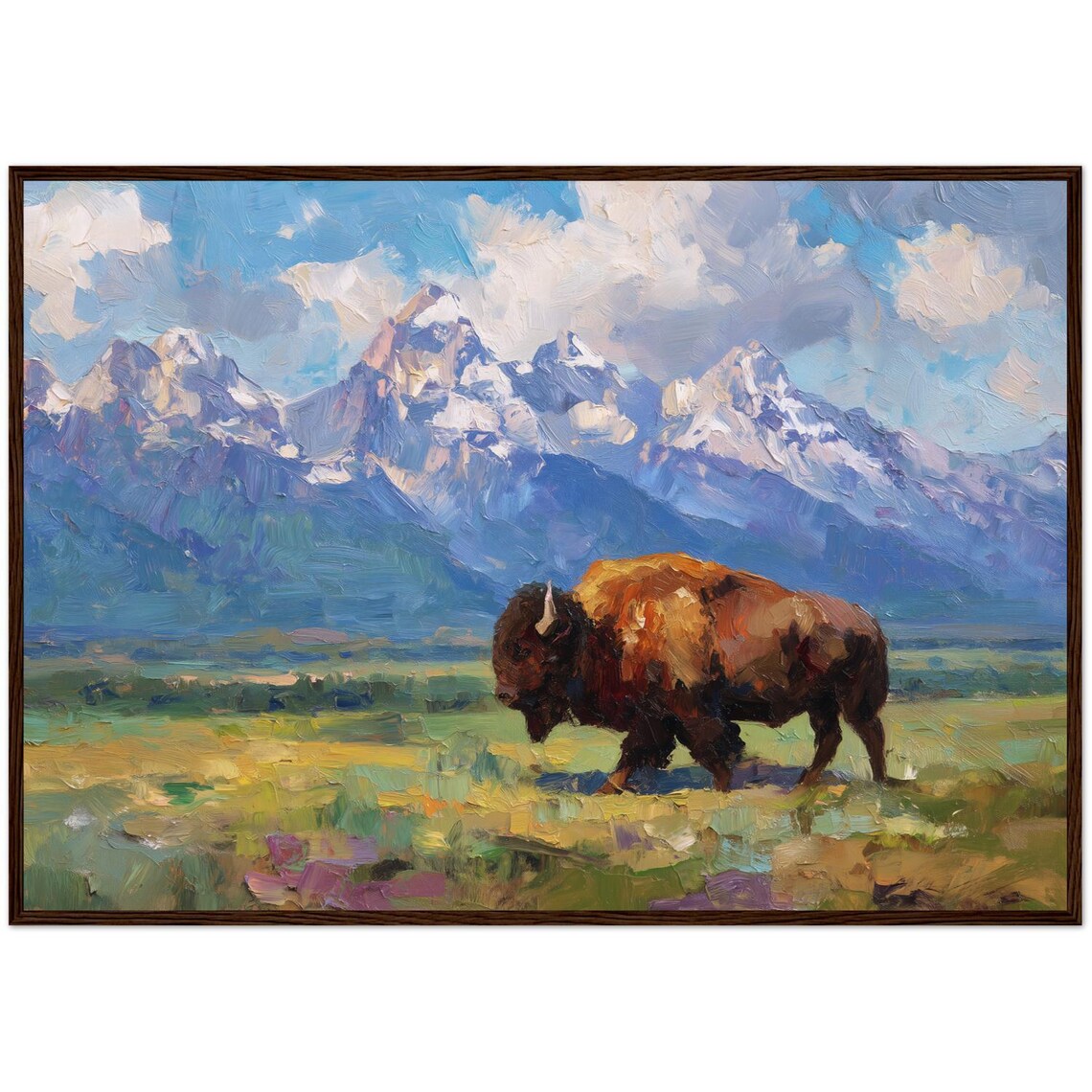 Grand Teton National Park Mountain Art Print
