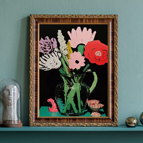 Still Life No2 Unique Canvas Art Print