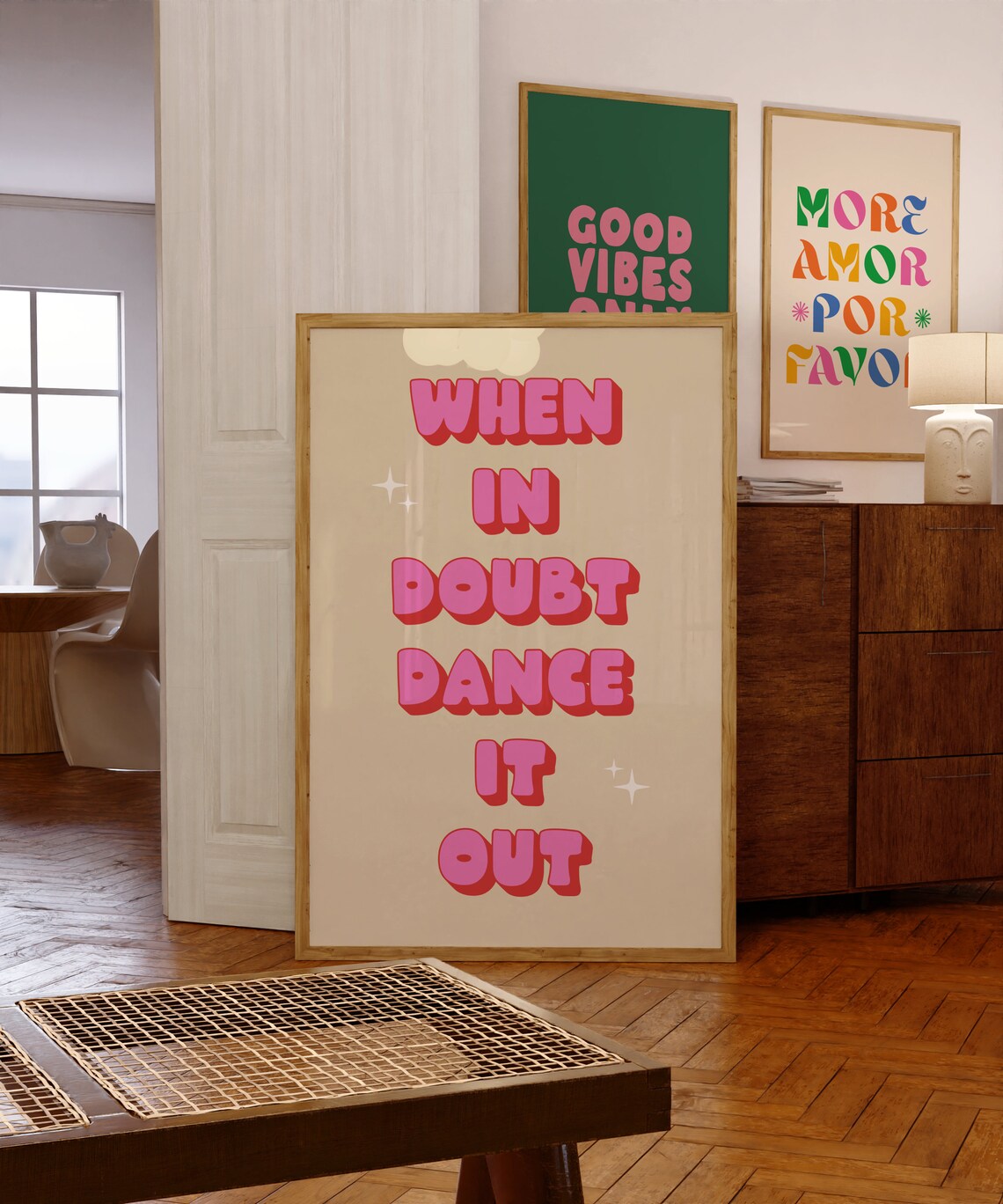 When In Doubt Dance It Out Quote Art Print