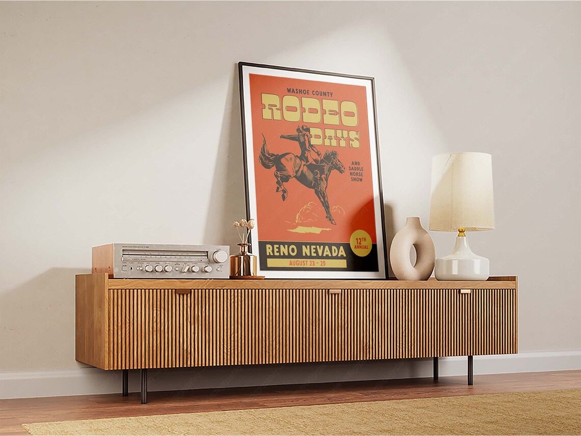Vintage Rodeo Days Poster, Western Typography Print - Image 2