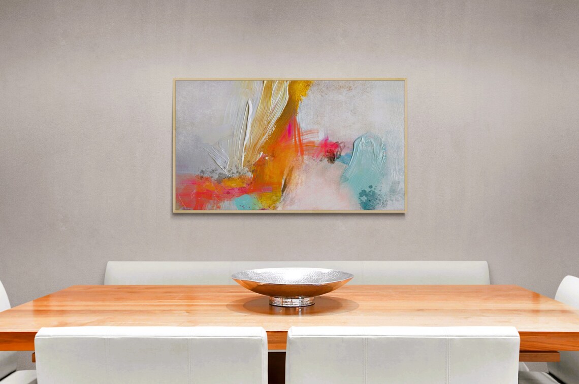 Brush Stroke Abstract Art Print, Modern Abstract - Image 2