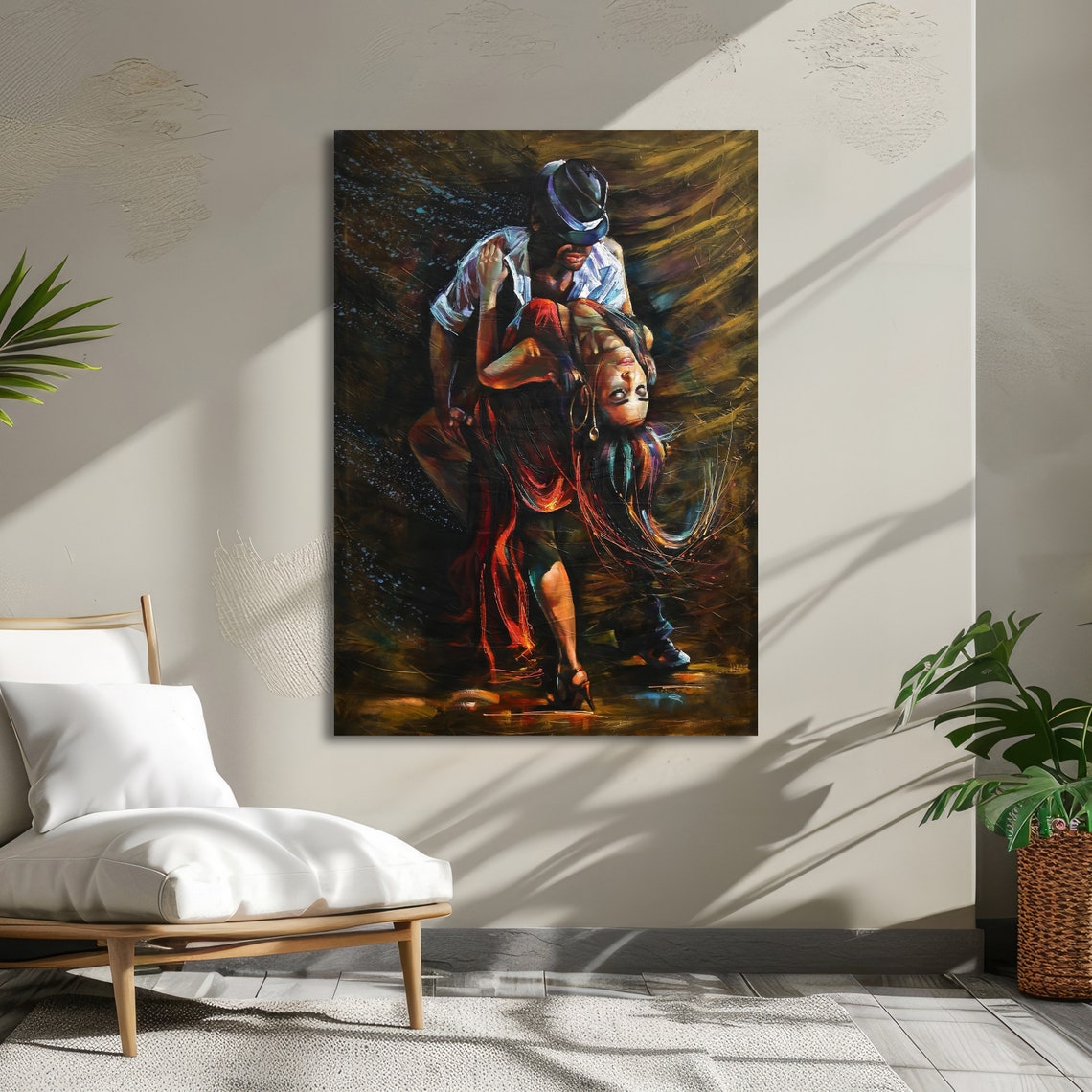 Passionate Tango Dance Art Romantic Dance Wall Print Tango Couple Poster Wall Art Design Ready To Hang Decoration - Image 5