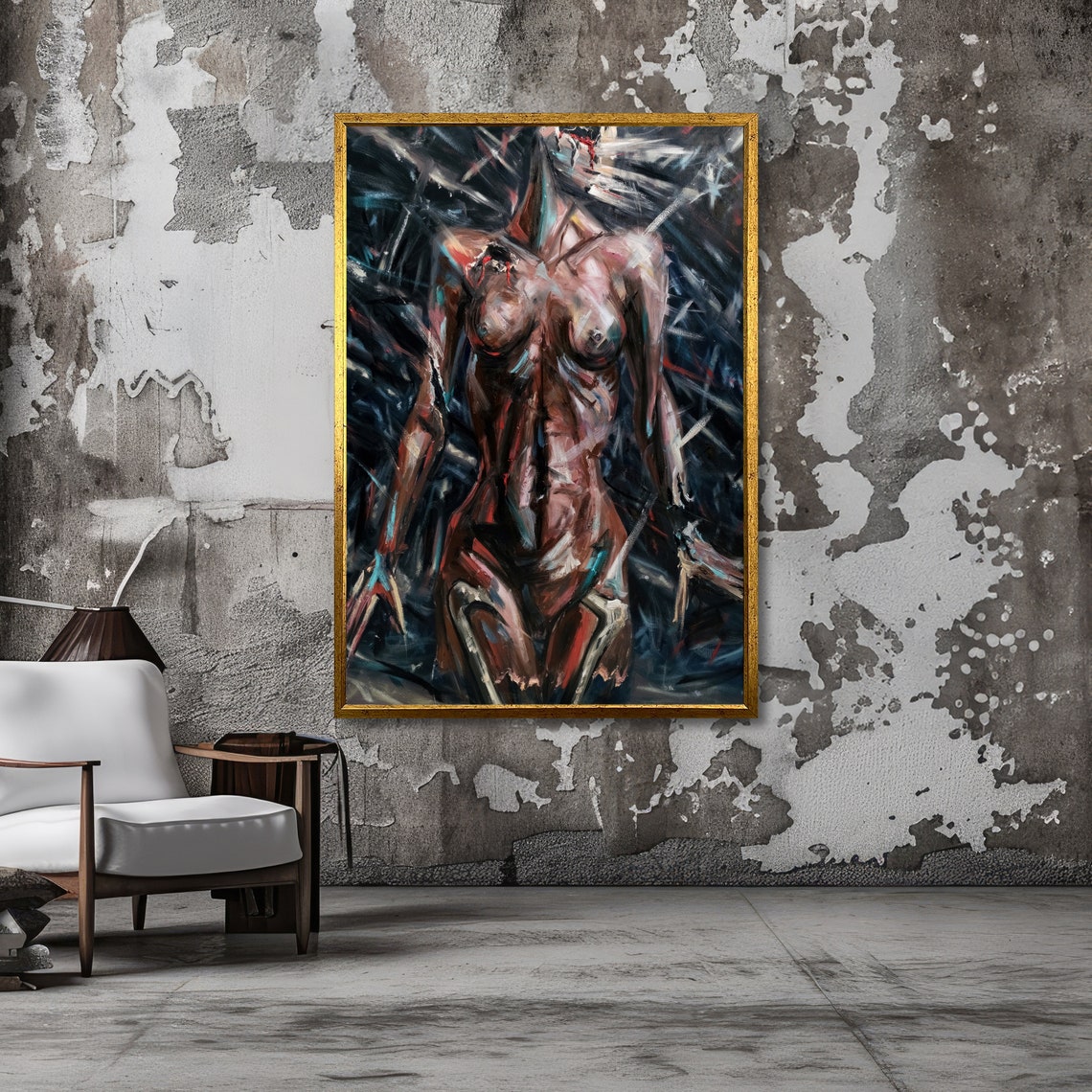 Liberation Abstract Art Bold Abstract Erotic Liberation Ready To Hang Wall Art - Image 6