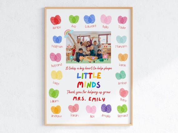 Teacher Appreciation Gift, Thank You Art Print