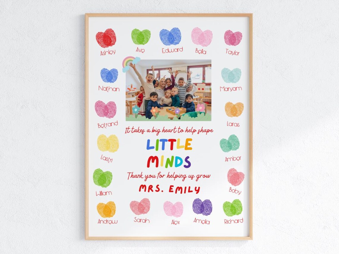Teacher Appreciation Gift, Thank You Art Print