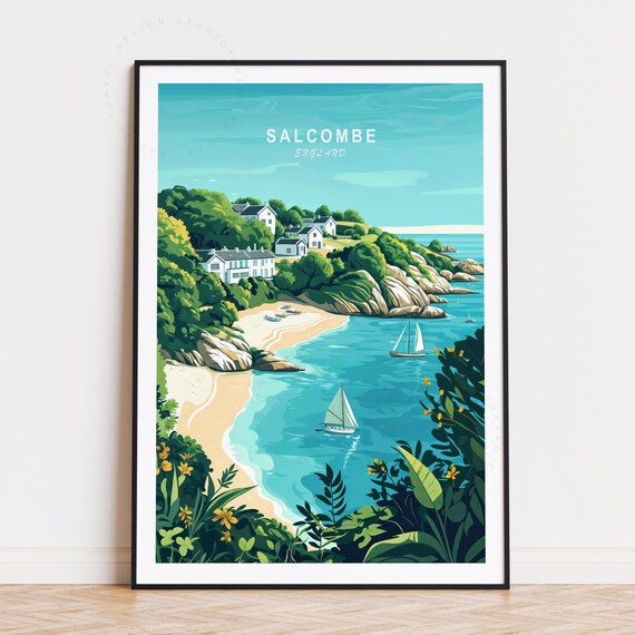 Ventura California Beach Highway Lined With Palm Trees Travel Poster