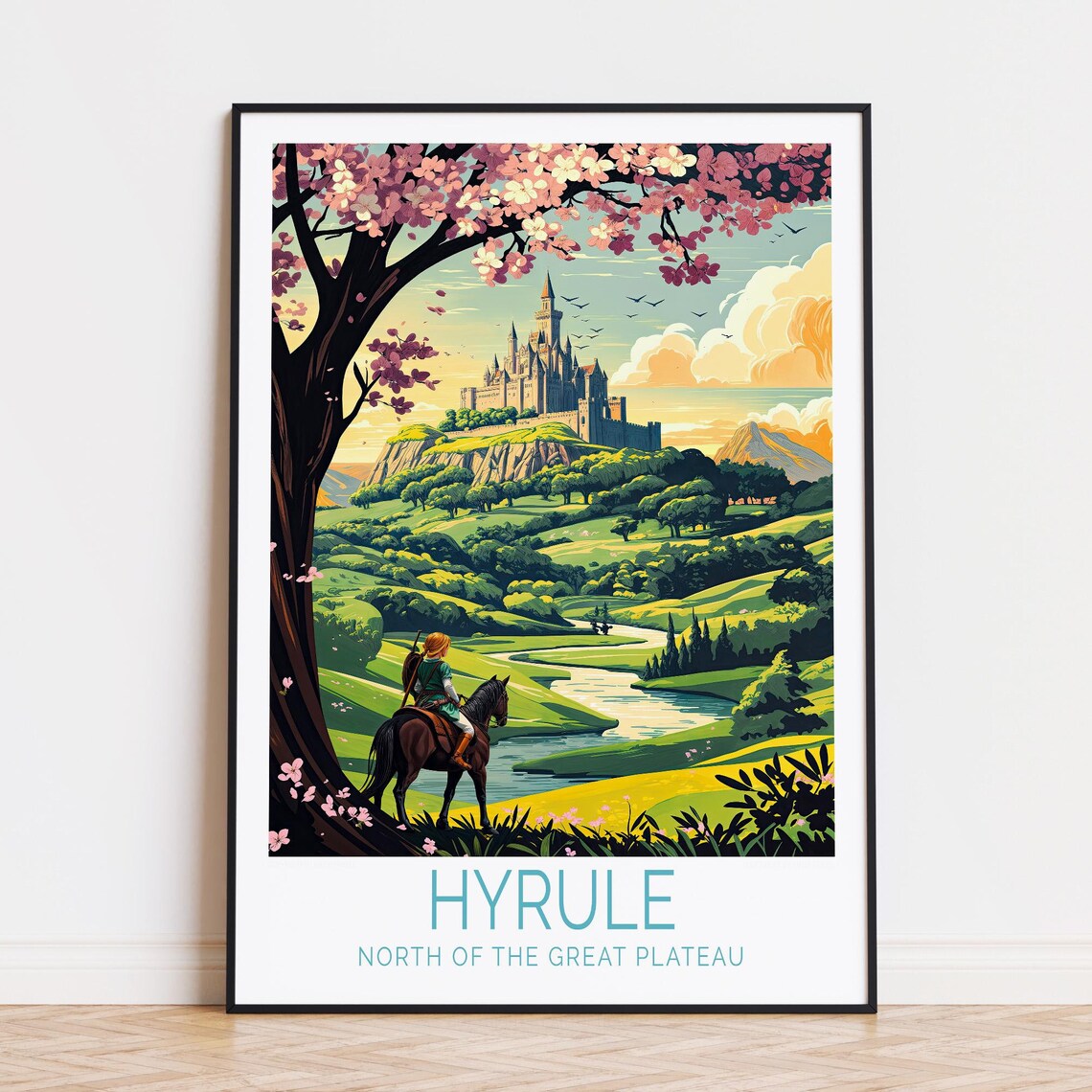 Hyrule Travel Poster, North Of The Great Plateau