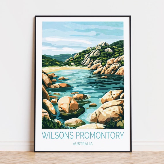 Wilsons Promontory Travel Poster Australia Wall Art Print Custom Home Decor Birthday Gifts