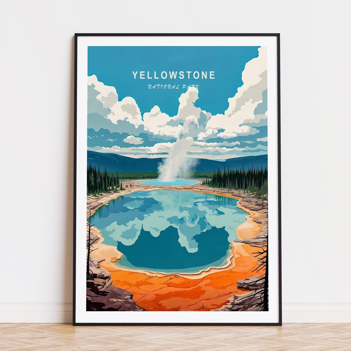 Yellowstone National Park Birthday Gifts Poster