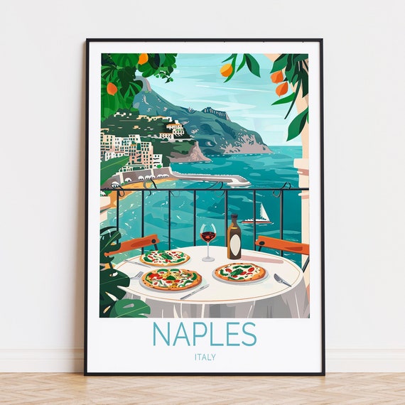 Naples Italy Home Decor Wall Art Print