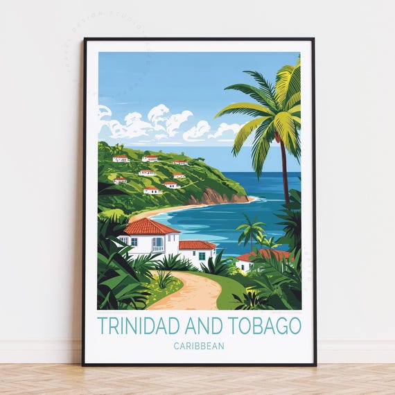 Trinidad And Tobago Home Decor Art Print