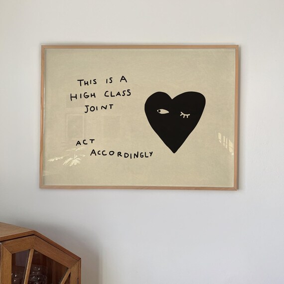 High Class Joint Art Print, Neutral Home Decor