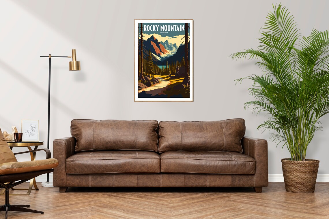Rocky Mountain National Park Travel Poster, USA - Image 2