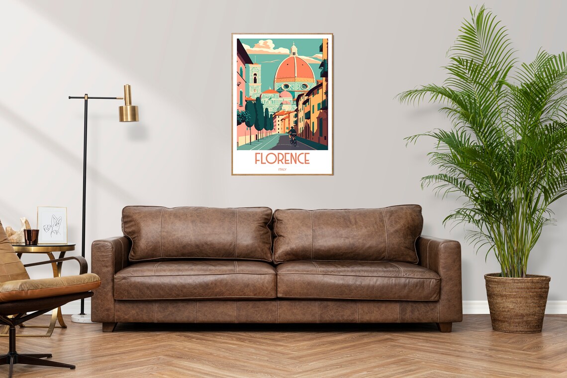 Florence Italy Travel Poster, Travel Print Lovers Gift - Image 2