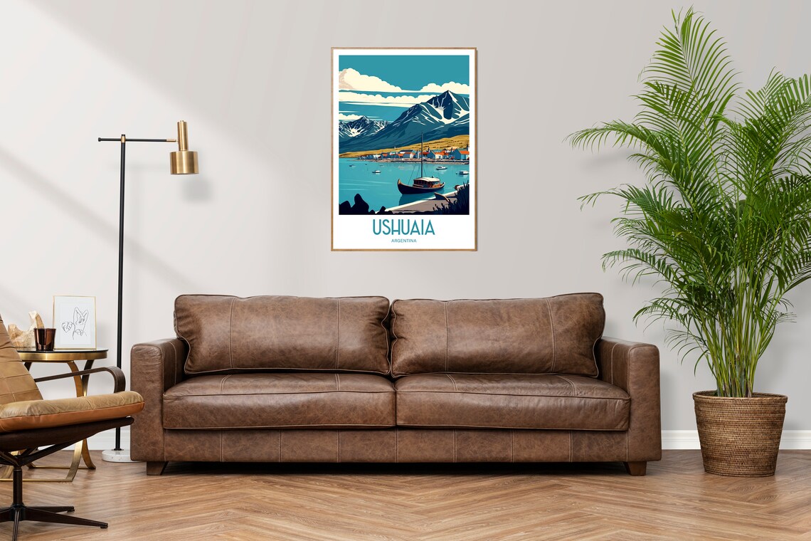 Ushuaia Argentina Travel Poster, Tierra Del Fuego - Image 2