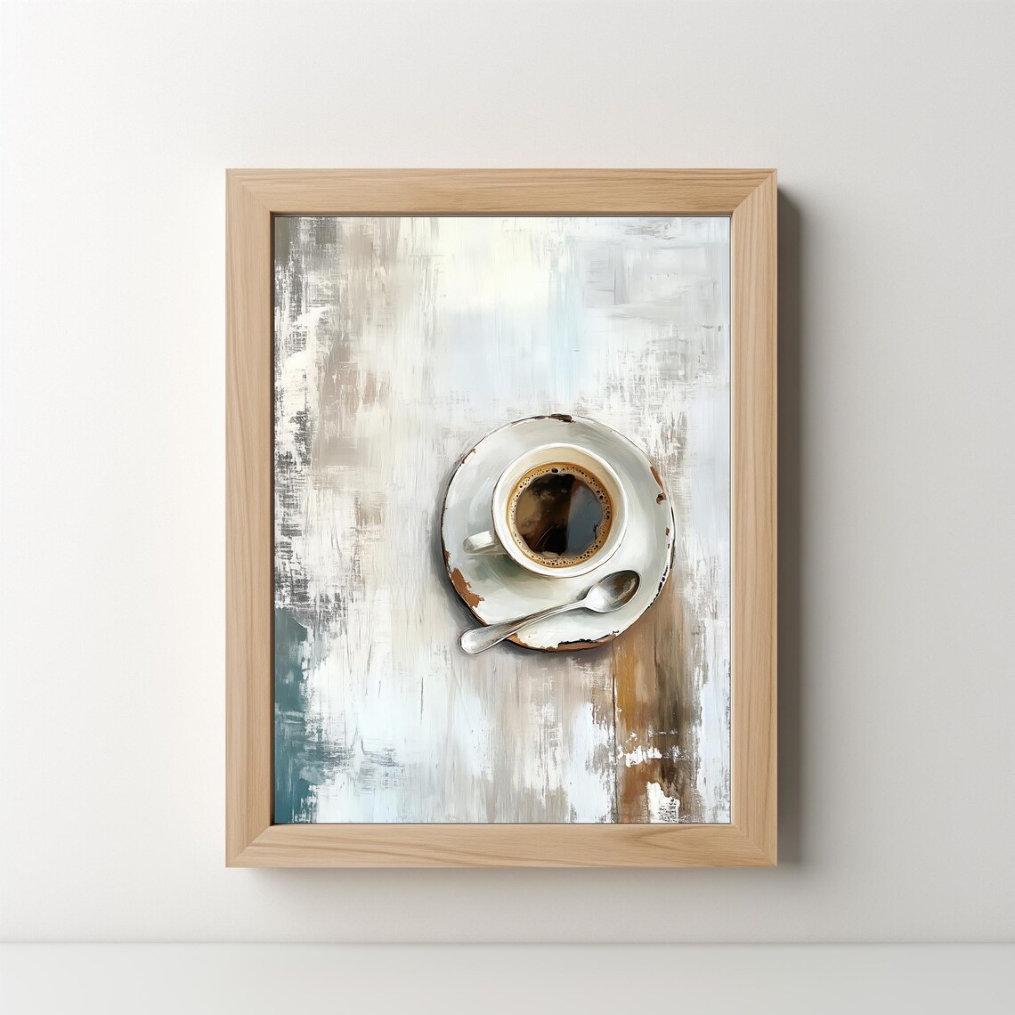 Neutral Coffee Art, Minimalist Kitchen Art Print - Image 5