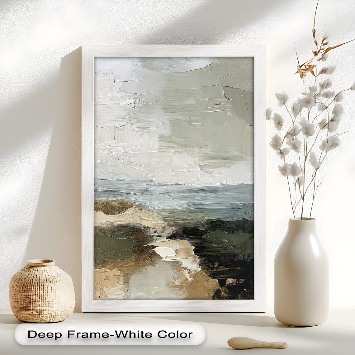 Abstract Nature Landscape, Modern Minimalist Decor - Image 3