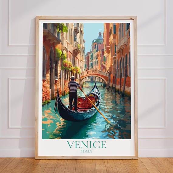 Venice Italy Gift Travel Poster