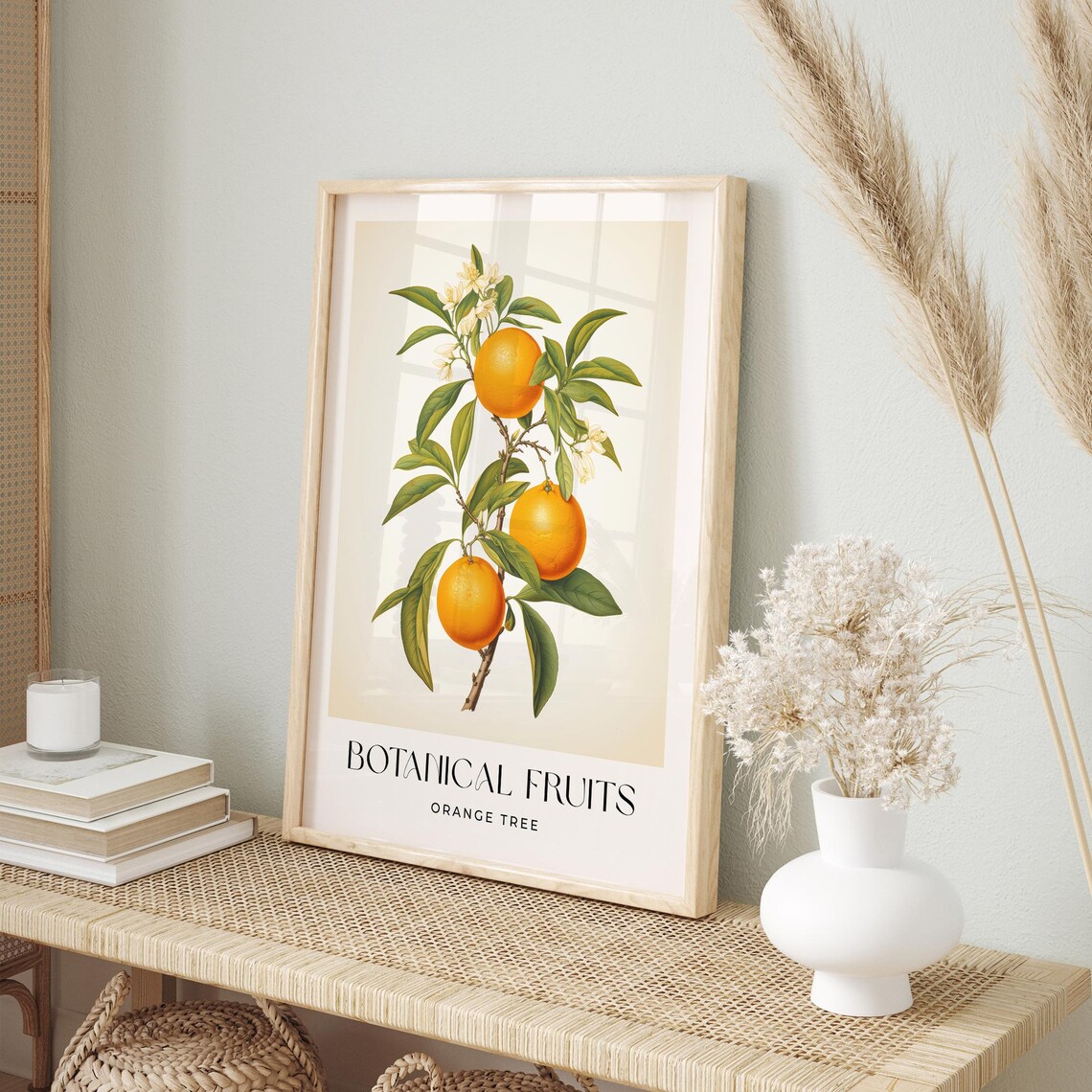 Orange Tree Botanical Print, Vintage Citrus Poster - Image 2