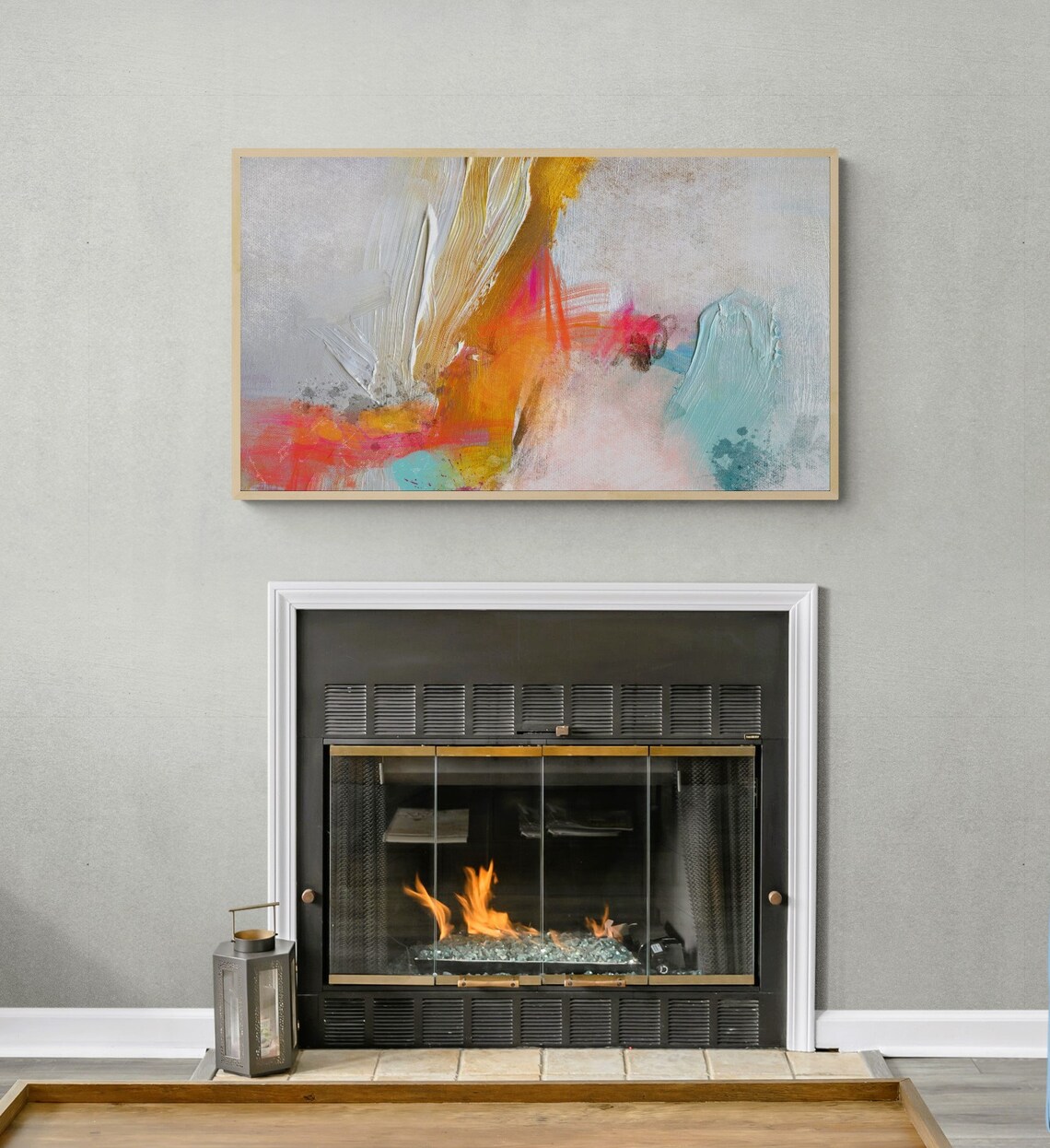 Brush Stroke Abstract Art Print, Modern Abstract - Image 3