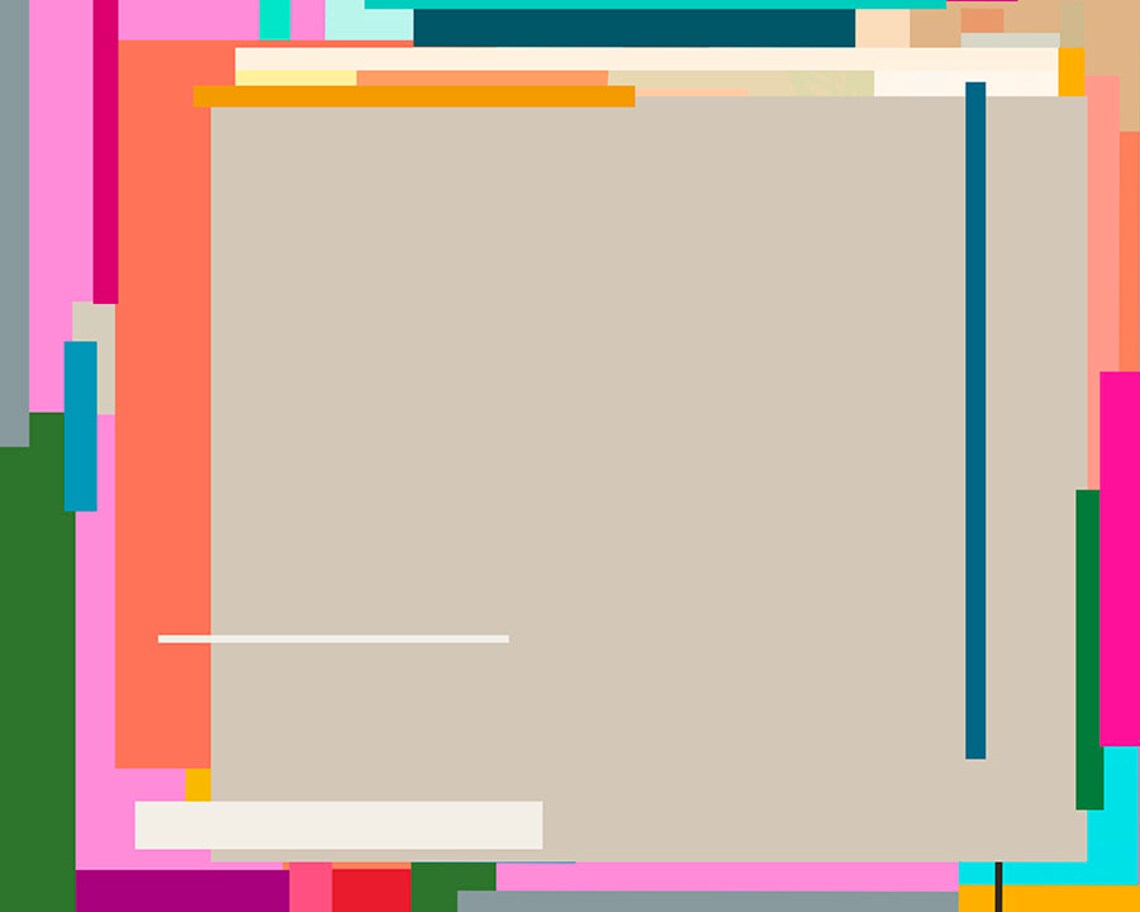 Beige Multicolor Abstract Art Scandinavian Wall Art Abstract Painting Modern Instant Wall Decor - Image 4