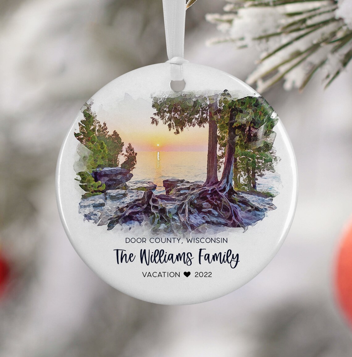 Door County Wisconsin Travel Souvenir Art Print