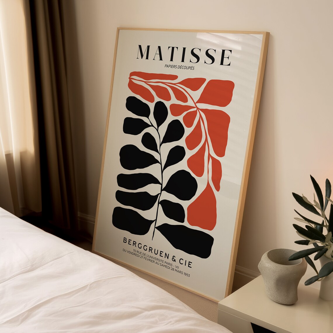 Henri Matisse Exhibition Poster, Boho Gallery Decor - Image 3