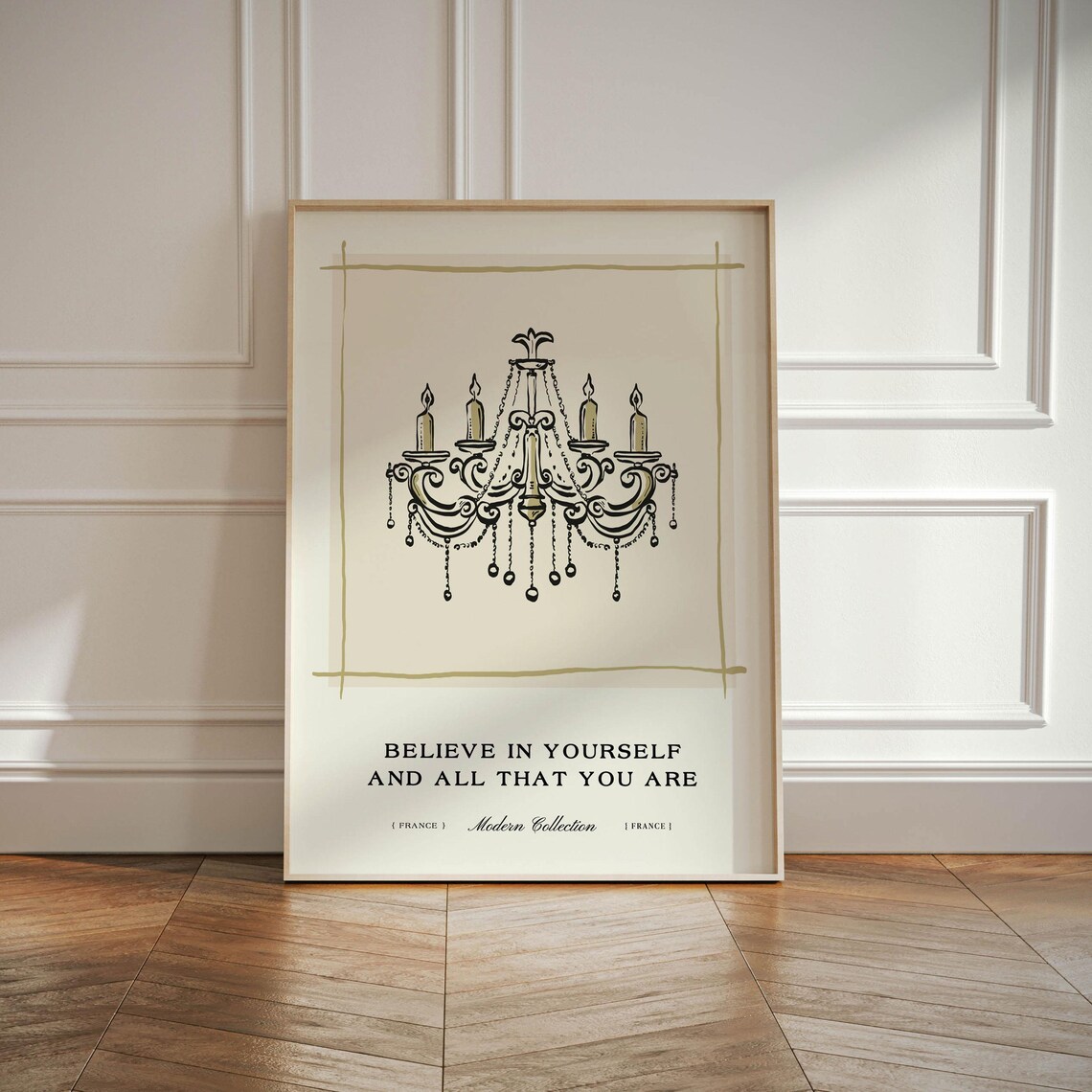 Vintage Boho Gallery Poster, Retro Kitchen Decor