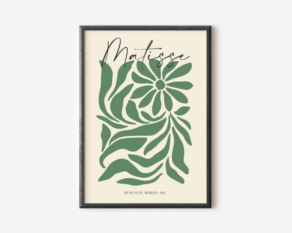 Henri Matisse Exhibition Poster, Boho Gallery Wall Art