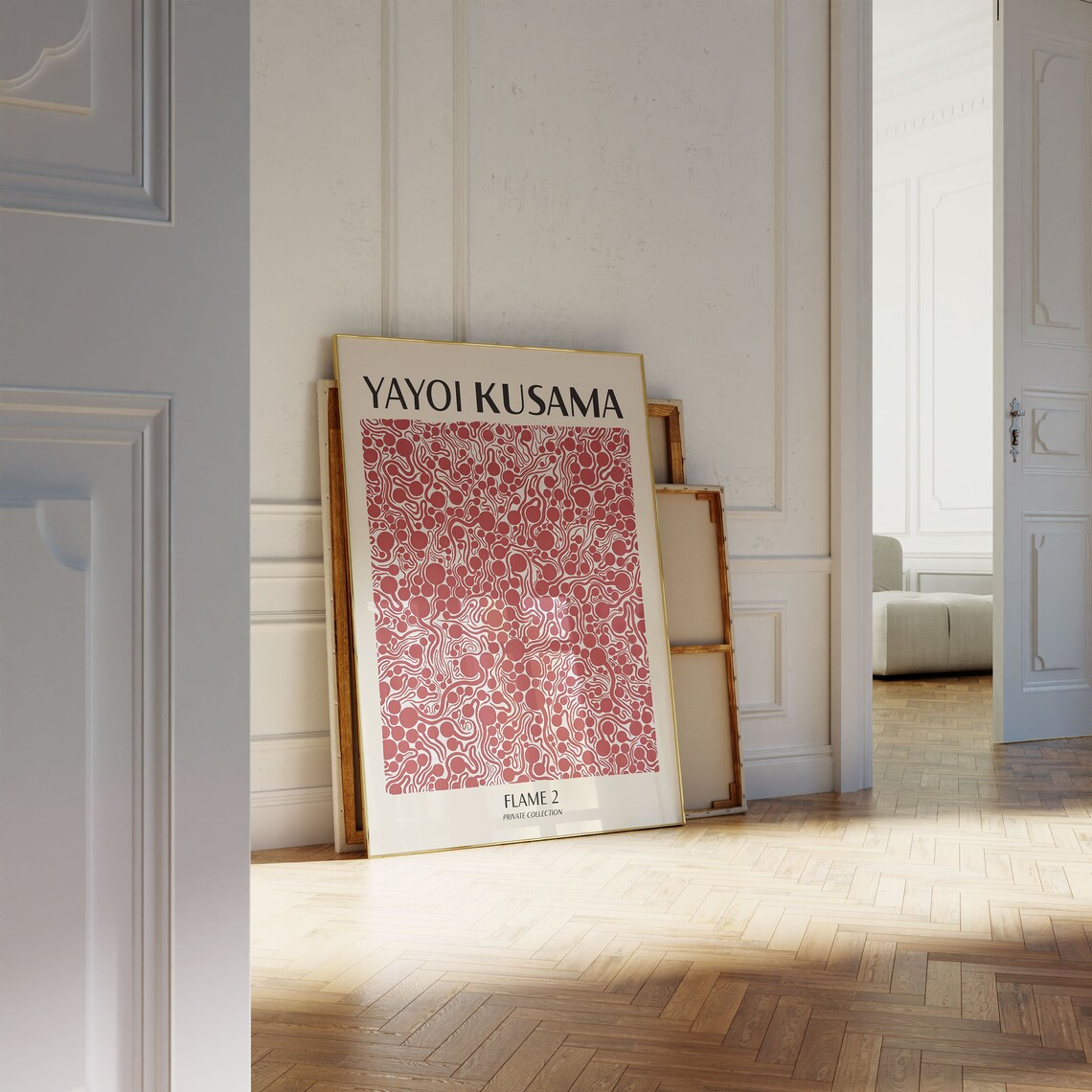 Yayoi Kusama Abstract Art Print, Exhibition Art - Image 3