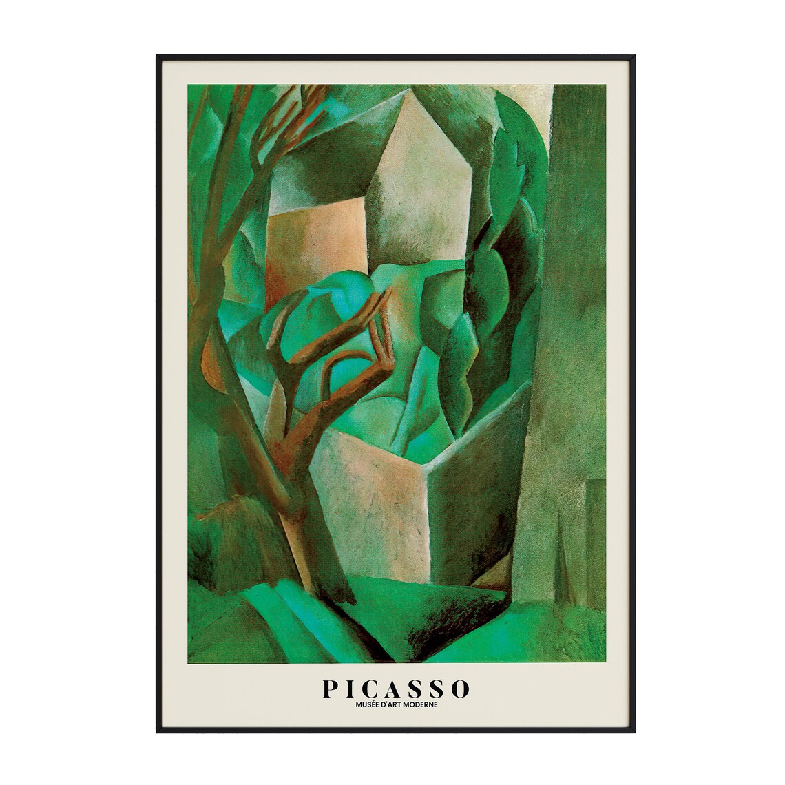 Picasso Exhibition, Abstract Vintage Minimalist Print - Image 4
