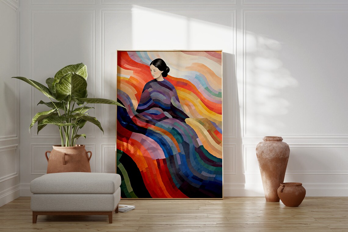 Colorful Eclectic Boho Art Print, Gift For Friend - Image 2