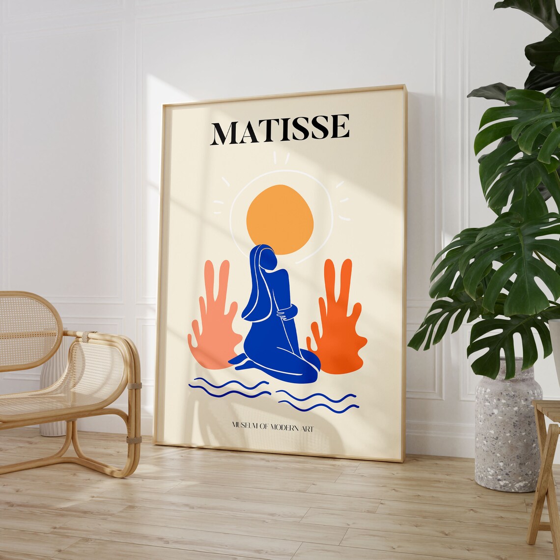 Henri Matisse Exhibition Poster, Boho Floral Garden - Image 2