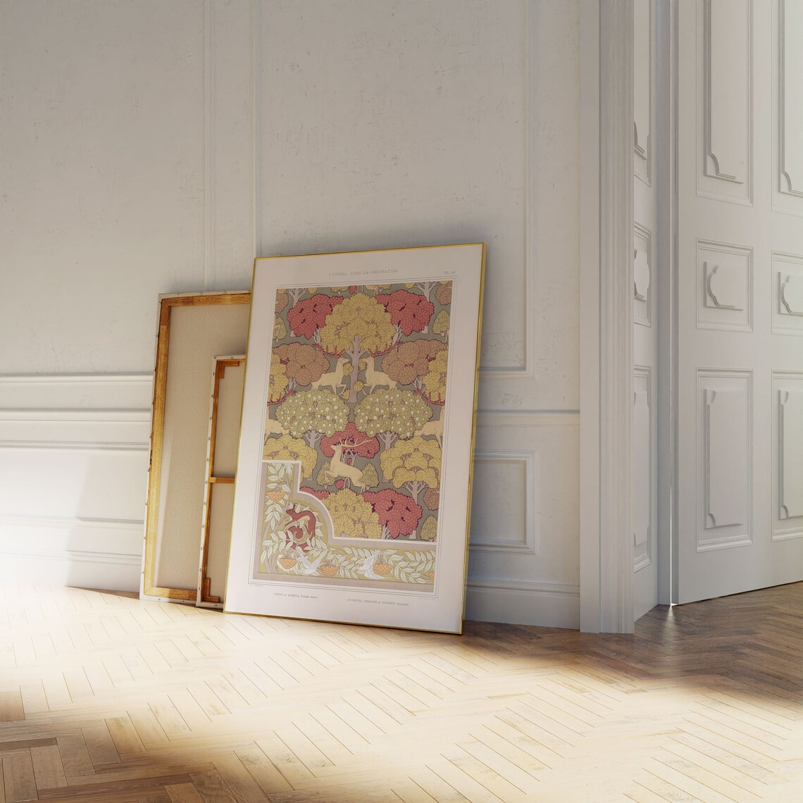 Vintage Art Nouveau Exhibition Poster, Minimalist Gift - Image 2