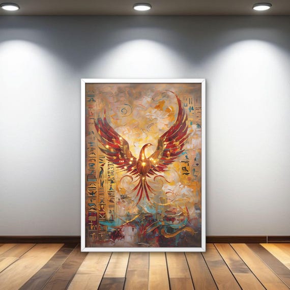 Ancient Symbol Tribal Wall Art Prints Ethnic Decor Hieroglyphs Artwork