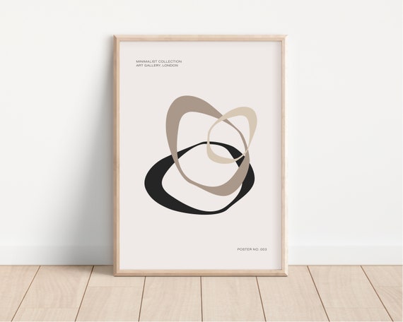 Neutral Abstract Print Abstract Minimalist Wall Art Contemporary Art Print Neutral Wall Art Modern Aesthetic Print Wall Art