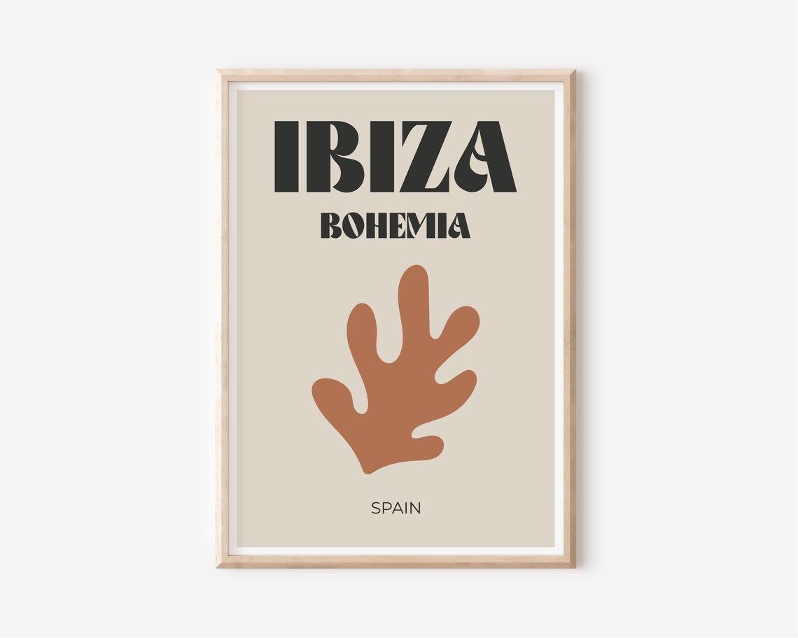 Ibiza Bohemia Travel Poster, Boho Wall Decor - Image 4
