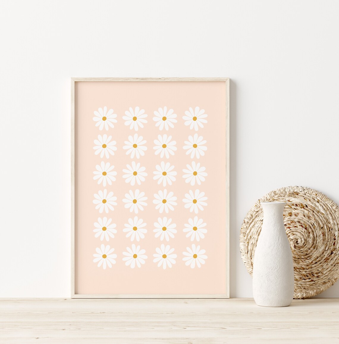 Daisy Print, Boho Floral Art Print for Nursery - Image 2