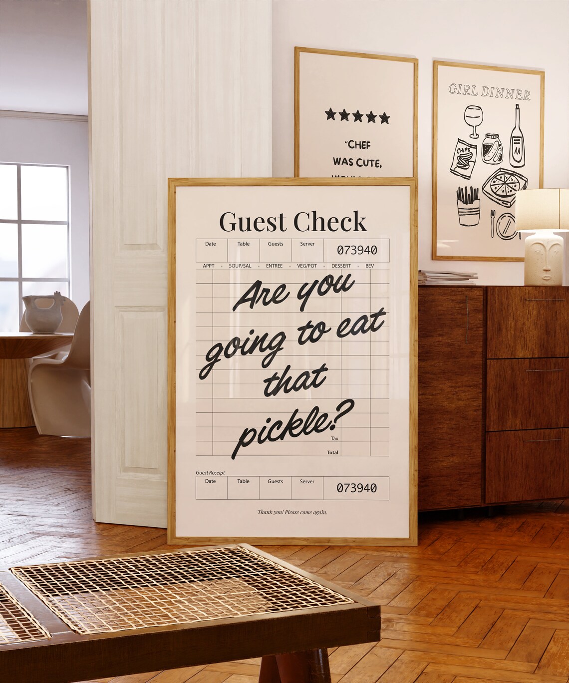 Are You Going To Eat That Pickle, Funny Quote Print - Image 3