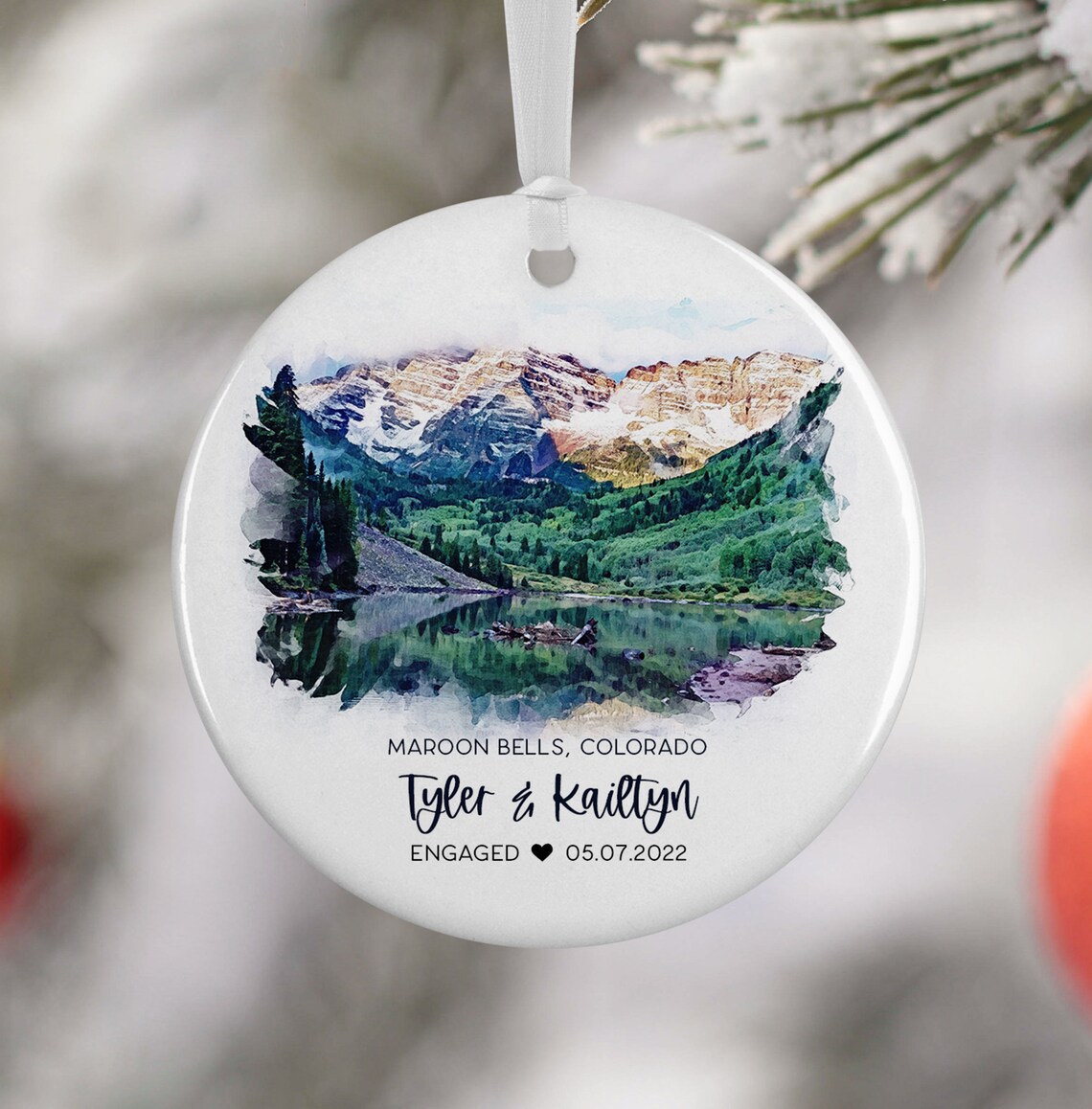 Maroon Bells Colorado Travel Souvenir Art Print