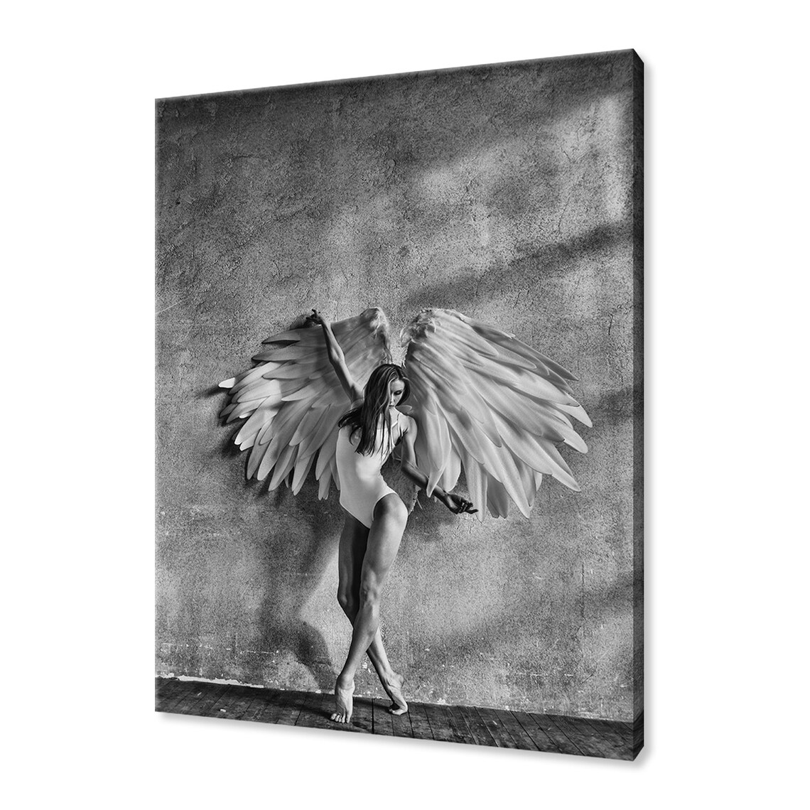 Angel Woman With Wings, Modern Wall Art Print
