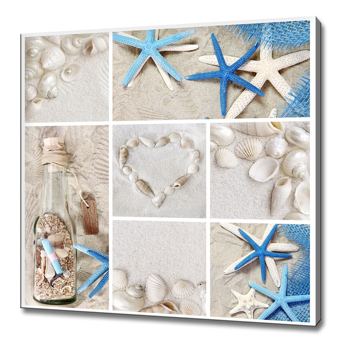 Summer Seashells Bathroom Modern Design Art Print