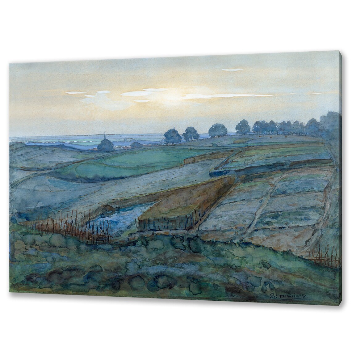 Landscape Near Arnhem 1903, Piet Mondrian Art Print
