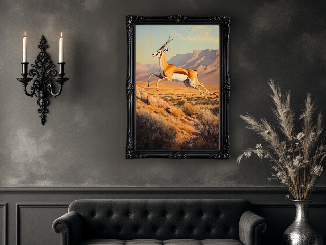 Antelope Leap Nature Wildlife, Savanna Landscape - Image 3