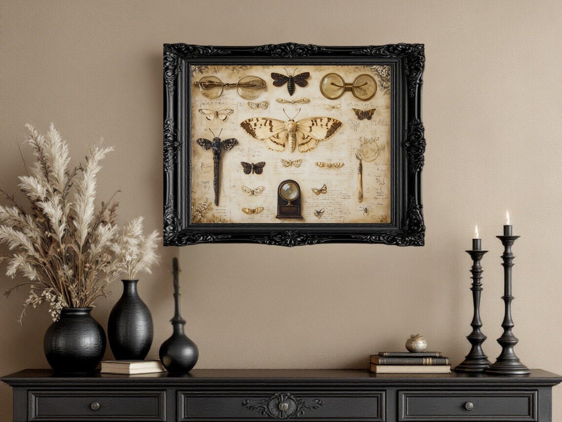 Vintage Butterfly Collection, Antique Style Decor - Image 3