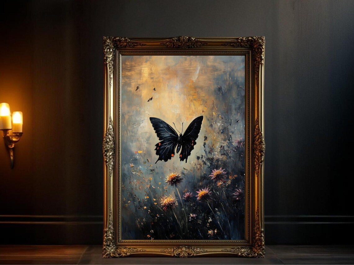 Butterfly Nature Inspired Floral Wall Decor