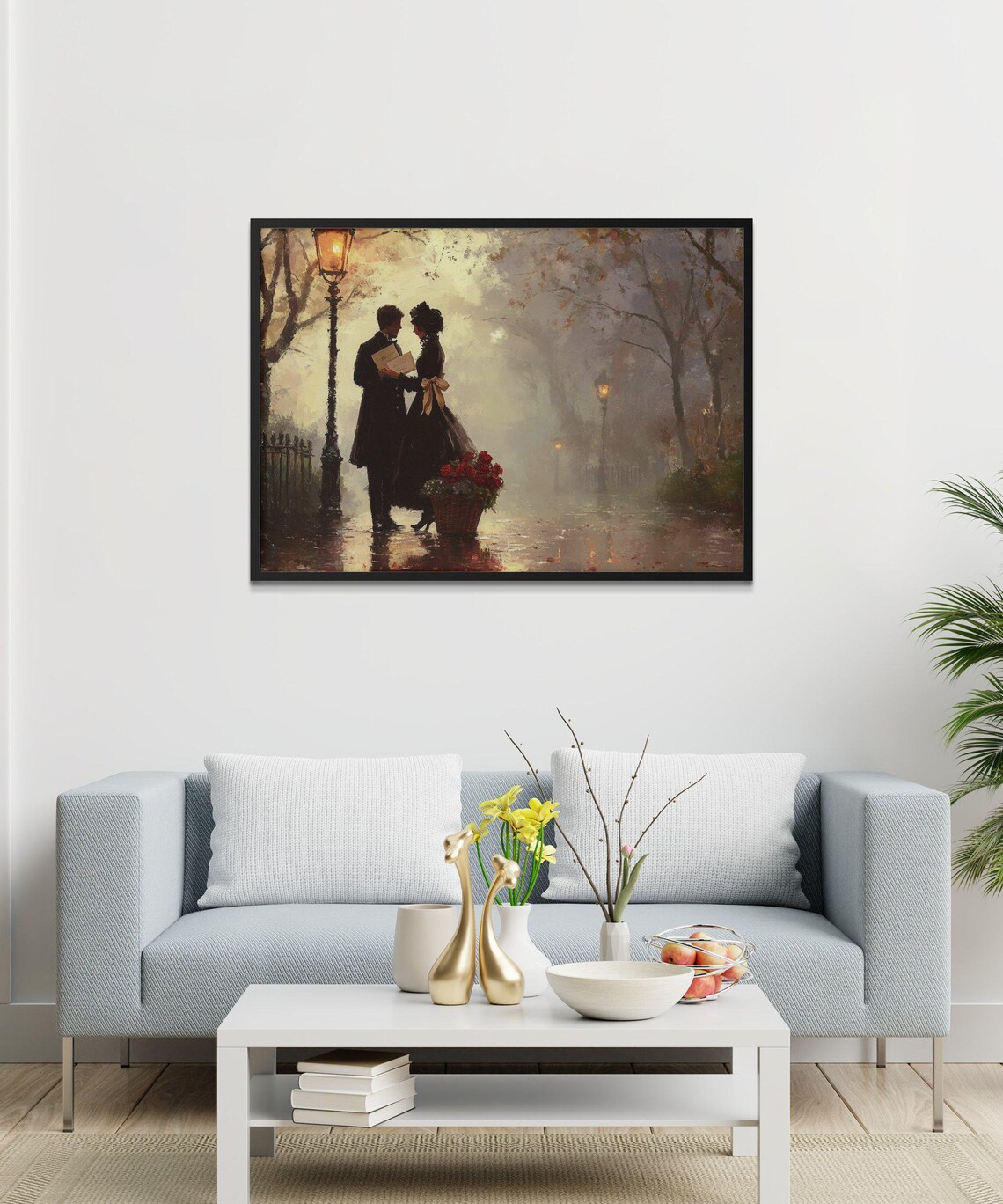 Romantic Couple in Vintage Setting, Victorian Era - Image 3