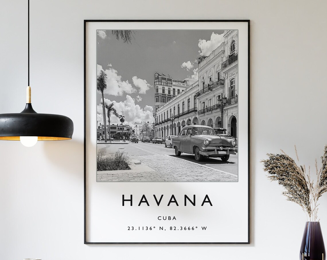 Cuban Poster Havana Islands Travel Poster